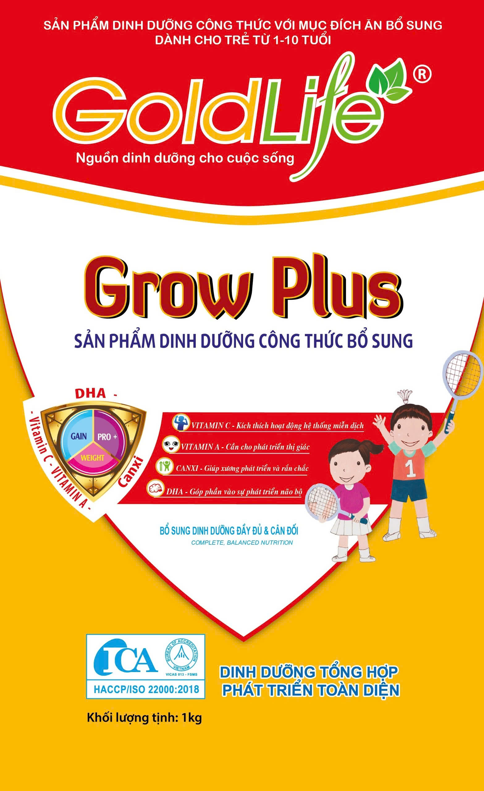 SỮA GOLDLIFE Sure GROW PLUS